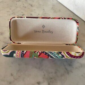 VERA BRADLEY Heirloom Paisley Hard Clam Shell Eye Glass Case Retired